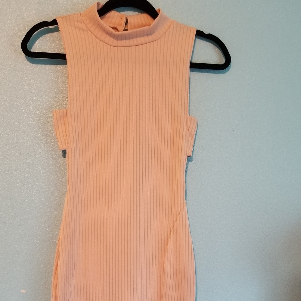 Slit cutout dress